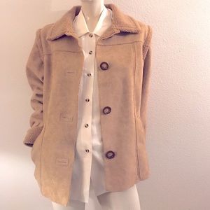 Tehama by Nancy Haley Shearling Coat Teddy Jacket